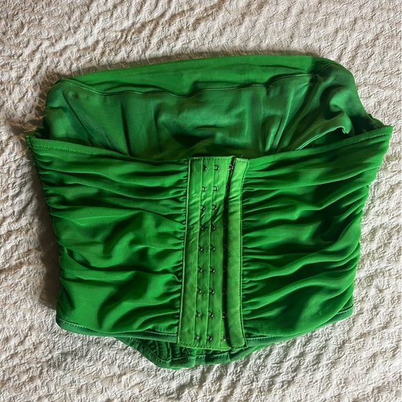 Green Mesh Corset - Picture 3 of 7